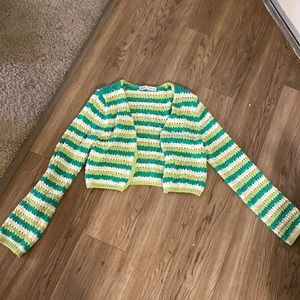 Zara cute green cardigan